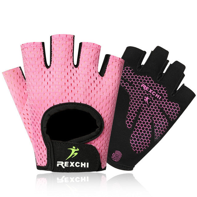 Fitness sports gloves pink