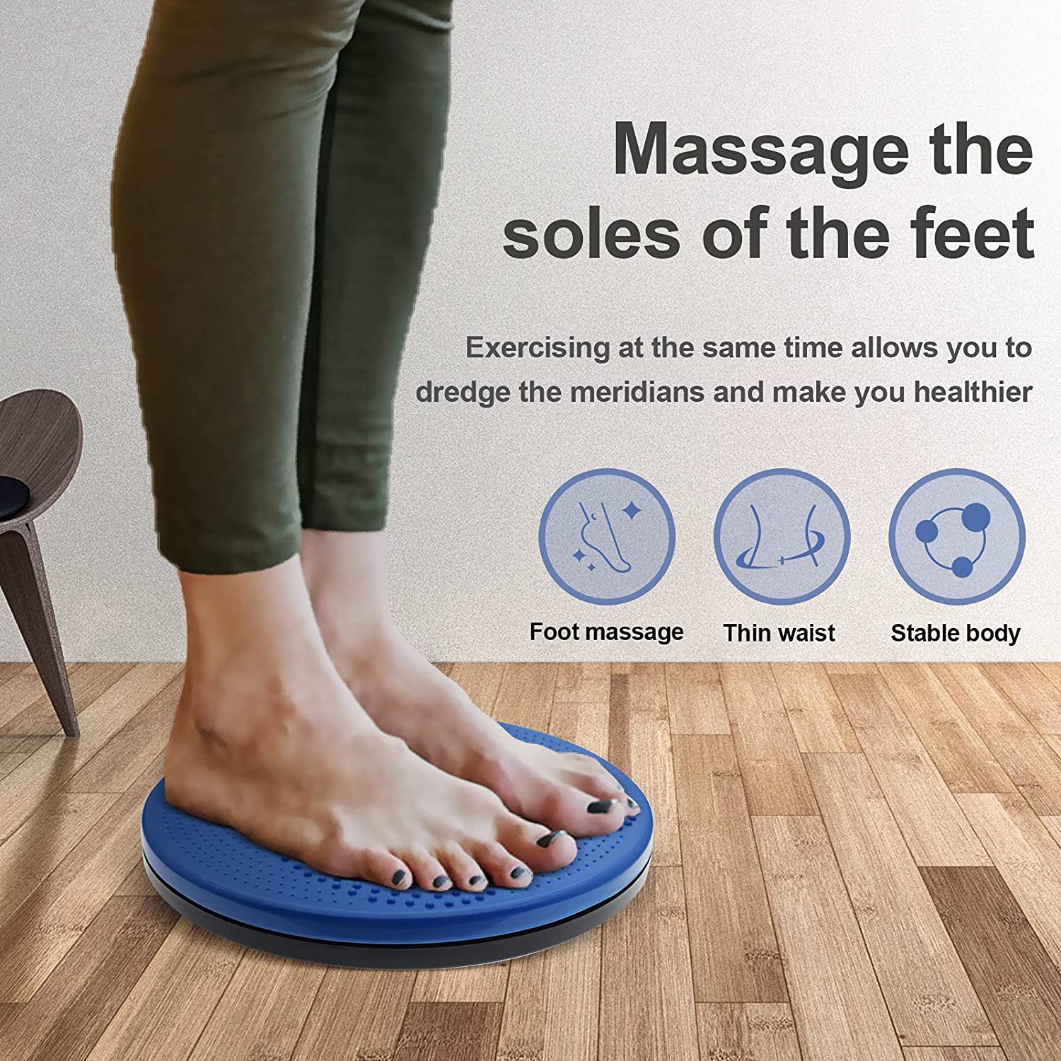 Fitness wisting board foot massage